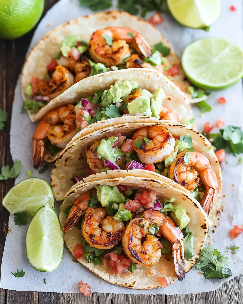 Best Spicy Shrimp Tacos with Cilantro Lime Slaw