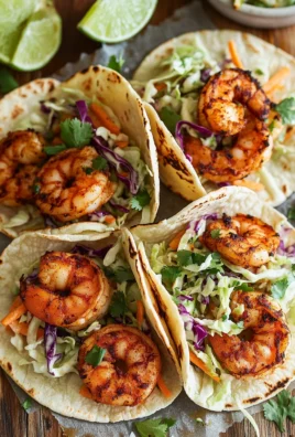 Blackened Shrimp Tacos with Slaw