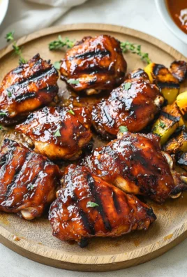 Caramelized BBQ Chicken Thighs in the Oven