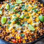 Cheesy Taco Rice Skillet