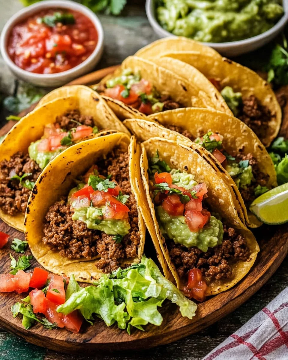 Crispy Ground Beef Tacos