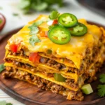 Easy Layered Taco Bake