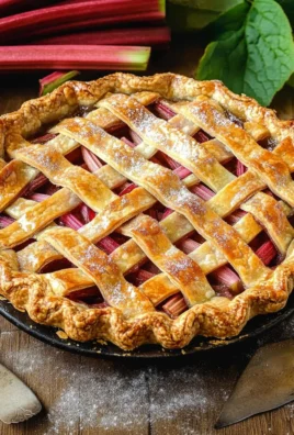 Fresh Rhubarb Pie