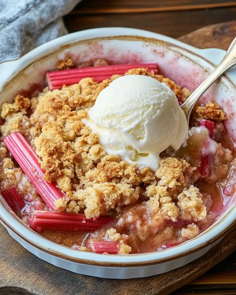 Grandma&rsquo;s Rhubarb Crisp Recipe