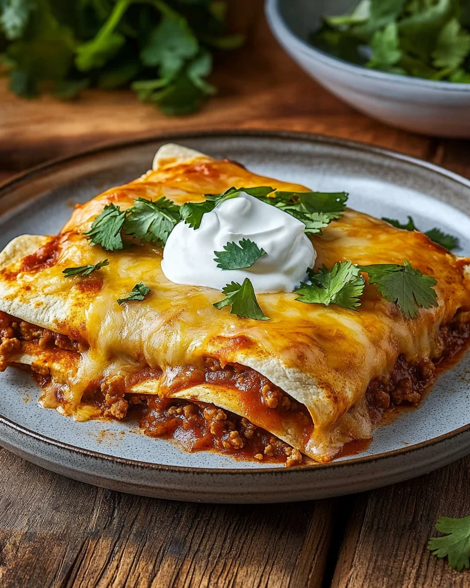 Ground Beef Enchiladas