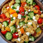 Healthy Greek Pasta Salad