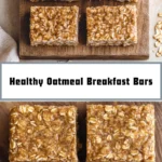 Healthy Oatmeal Breakfast Bars 21 Pinterest Hidden Image