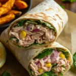Healthy Tuna Melt Wrap Recipe, Easy 10 Minute Lunch