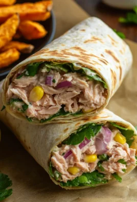 Healthy Tuna Melt Wrap Recipe, Easy 10 Minute Lunch