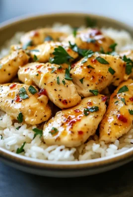 Chicken Scampi with Garlic Parmesan Rice