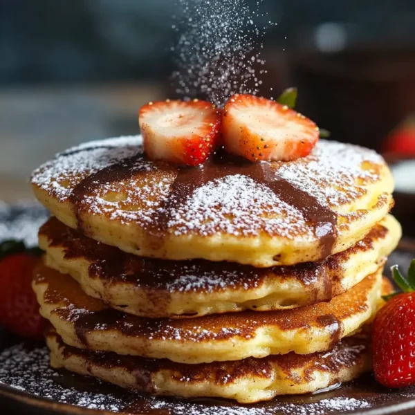 Spanish Churro-Inspired Pancakes