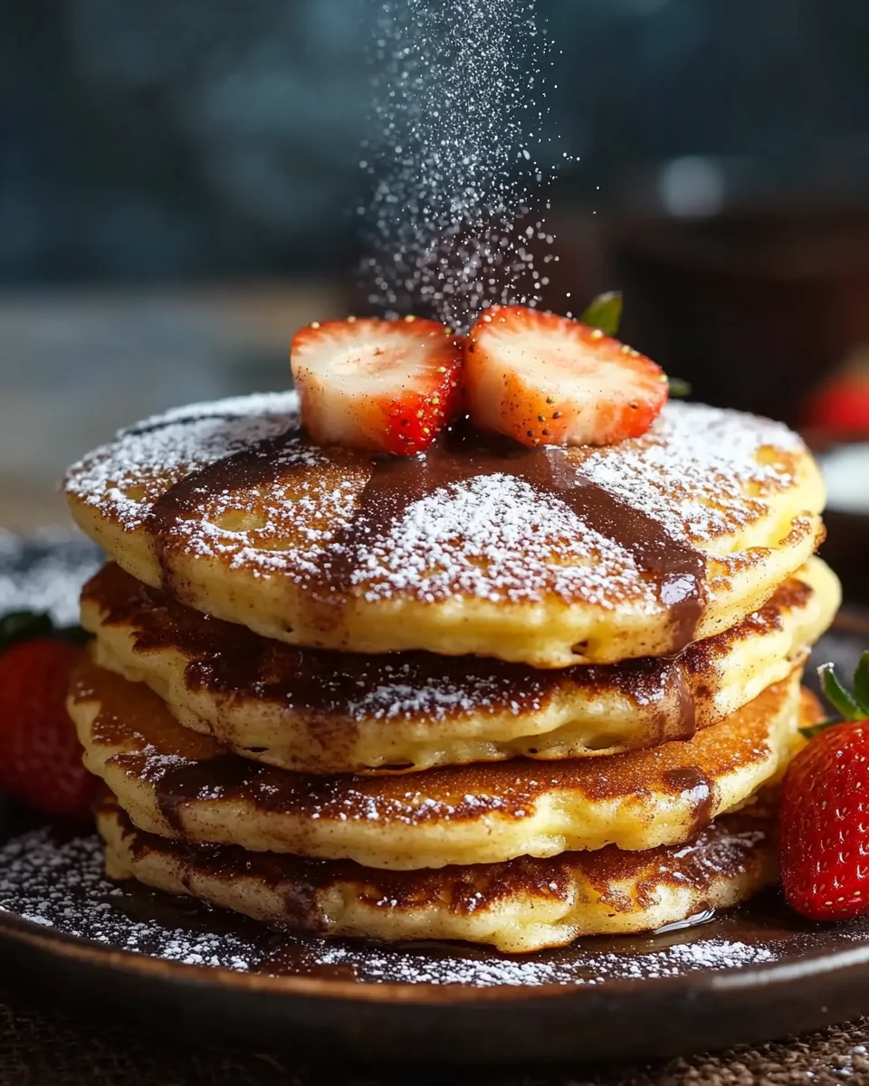 Spanish Churro-Inspired Pancakes