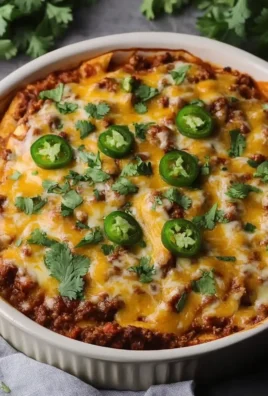 Taco Casserole With Tortillas