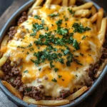 Cheeseburger French Fry Casserole