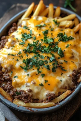 Cheeseburger French Fry Casserole