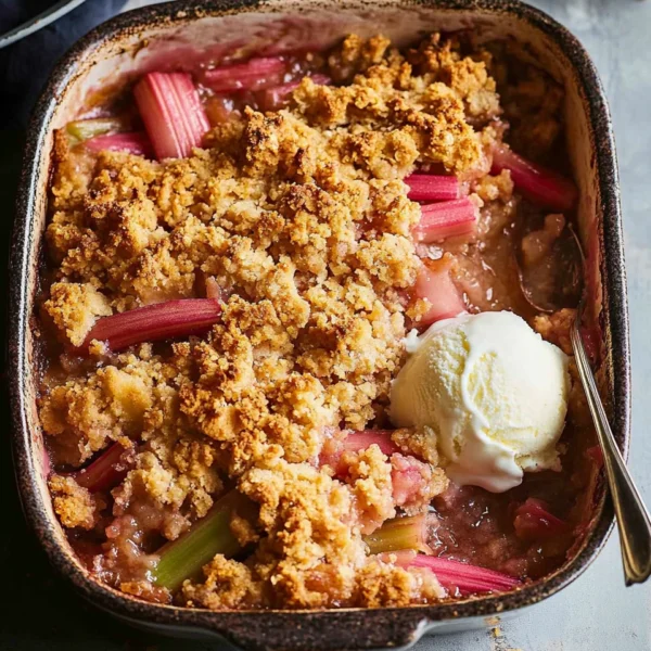 Old-Fashioned Rhubarb Crumble