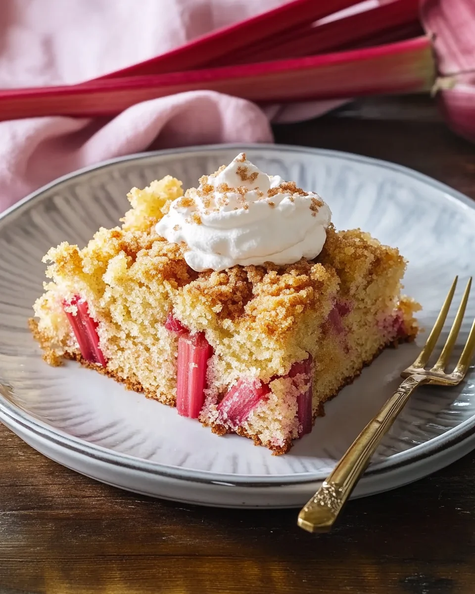 Oma's Rhubarb Cake