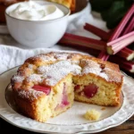 Rhubarb Cake with Cake Mix Made Easy