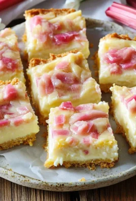 Rhubarb Custard Bars