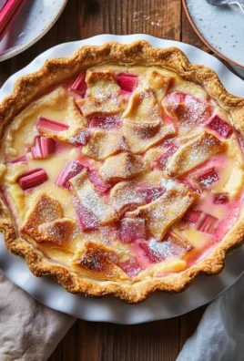 Rhubarb Custard Pie