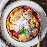 Rhubarb Dump Cake