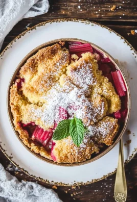 Rhubarb Dump Cake