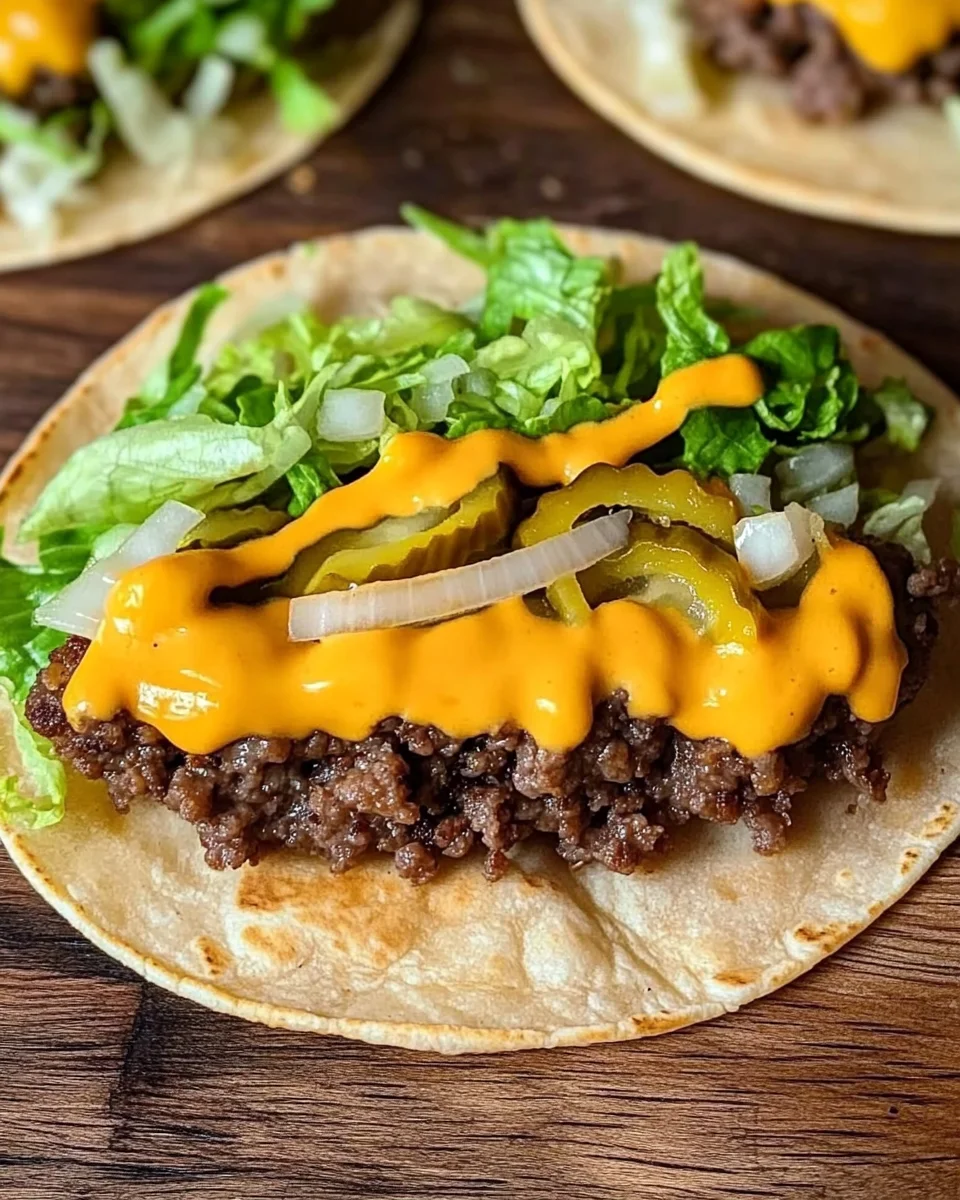 Smash Burger Tacos