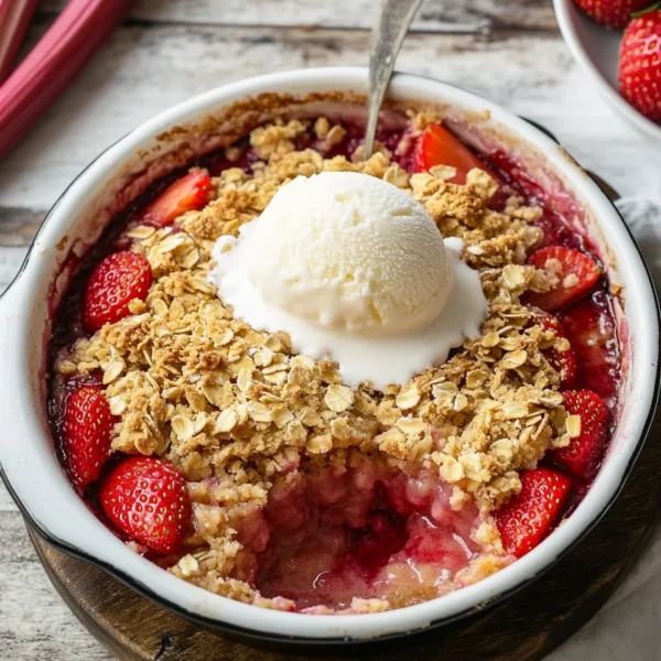 Strawberry Rhubarb Crisp