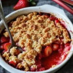 Strawberry Rhubarb Crumble