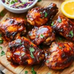 Two Ingredient Crispy Oven Baked BBQ Chicken