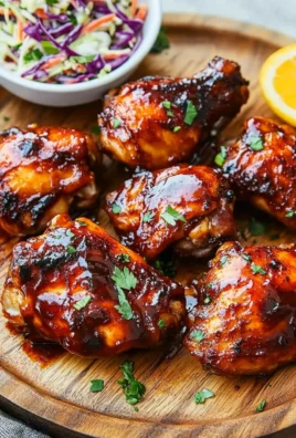 Two Ingredient Crispy Oven Baked BBQ Chicken