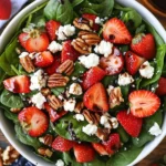 15-Minute Strawberry Spinach Salad