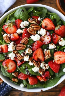 15-Minute Strawberry Spinach Salad 17 15-Minute Strawberry Spinach Salad