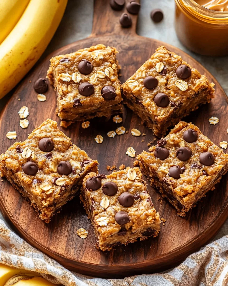 4 Ingredient Peanut Butter Banana Bars Recipe 16 4