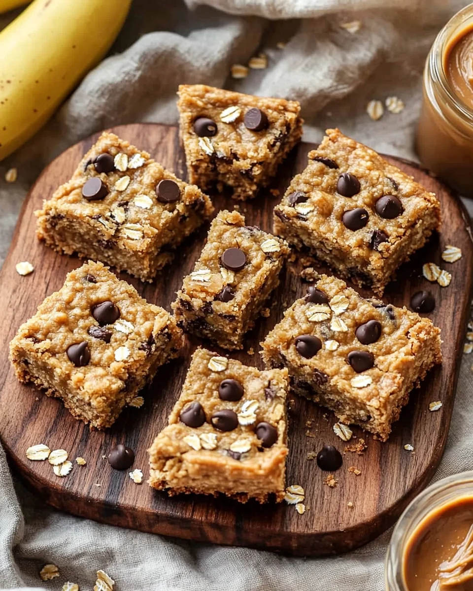4 Ingredient Peanut Butter Banana Bars Recipe 18 4 Ingredient Peanut Butter Banana Bars Recipe
