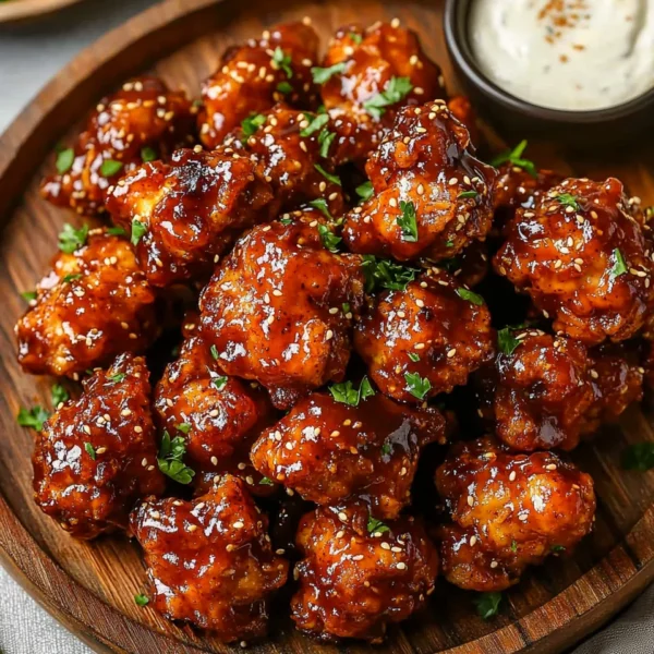 Baked Honey BBQ Chicken Bites