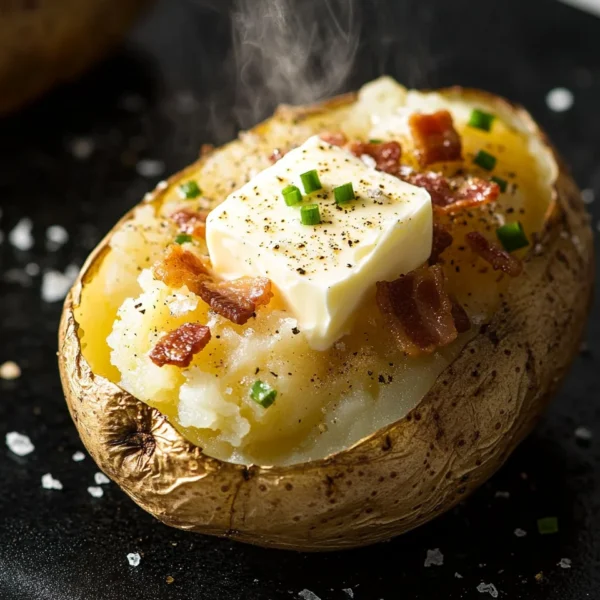 Baked Potato on Blackstone Griddle