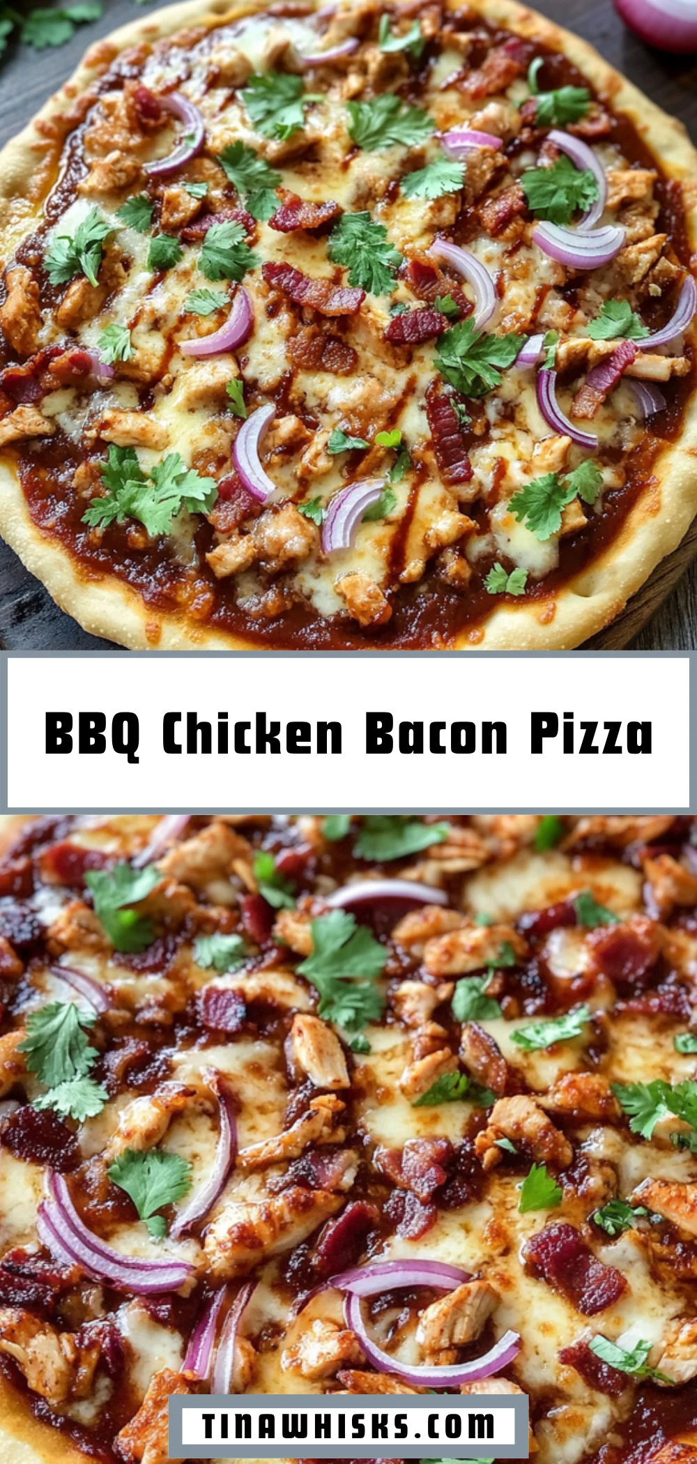 BBQ Chicken Bacon Pizza 19 Pinterest Hidden Image