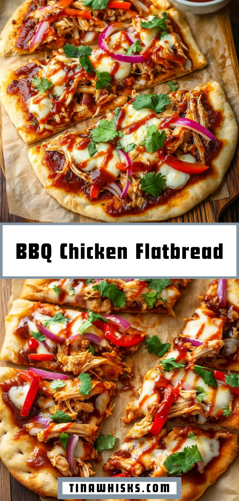 BBQ Chicken Flatbread 21 Pinterest Hidden Image