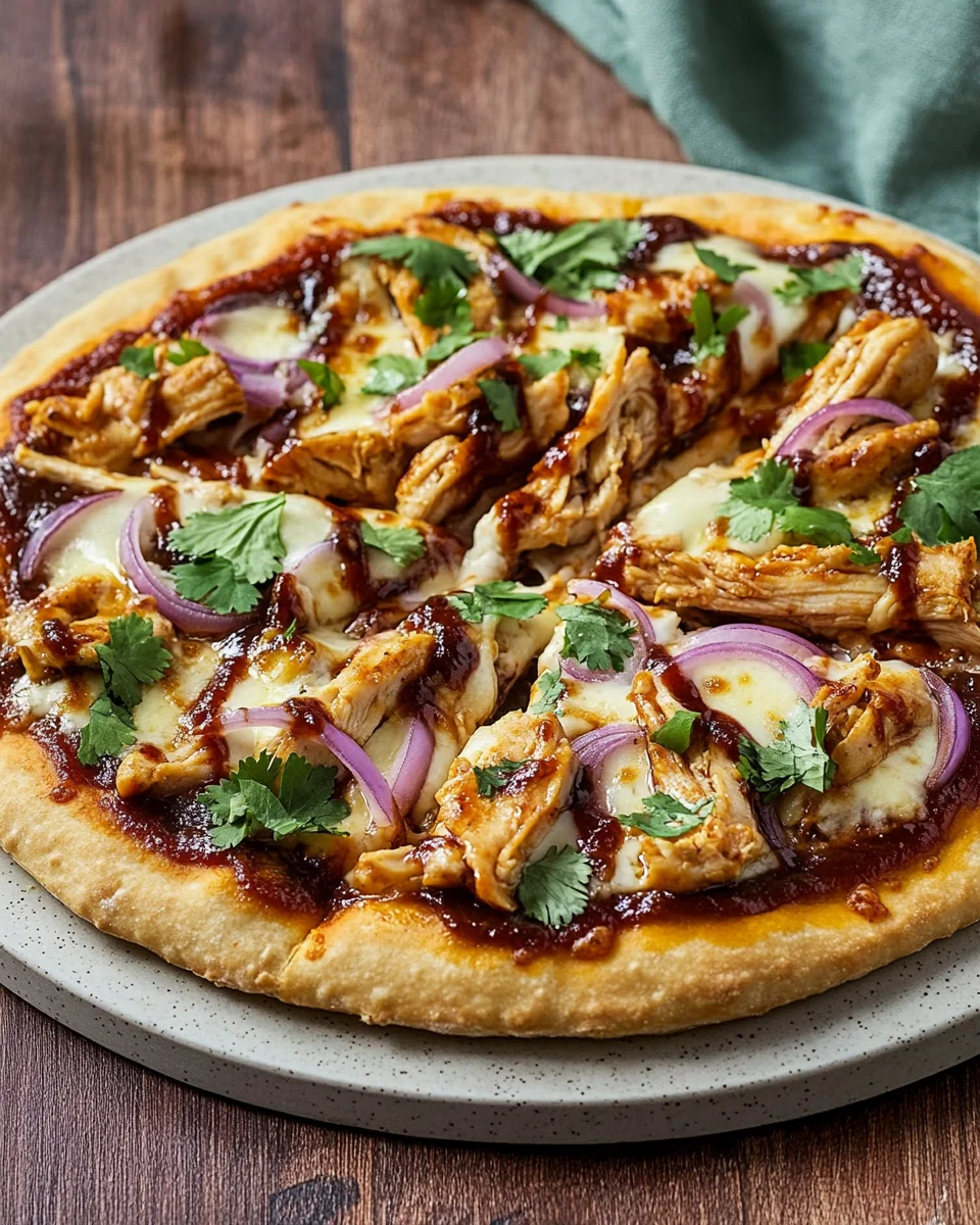 BBQ Chicken Pizza 24 BBQ Chicken Pizza