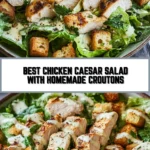 Best Chicken Caesar Salad with Homemade Croutons 16 Pinterest Hidden Image
