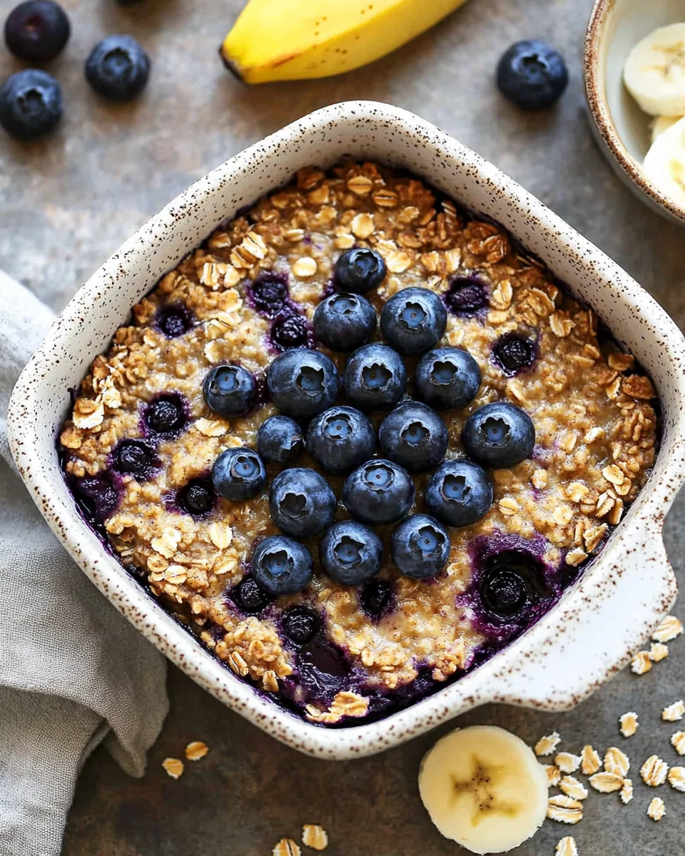 Blueberry Baked Oatmeal 15 Blueberry