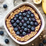 Blueberry Baked Oatmeal
