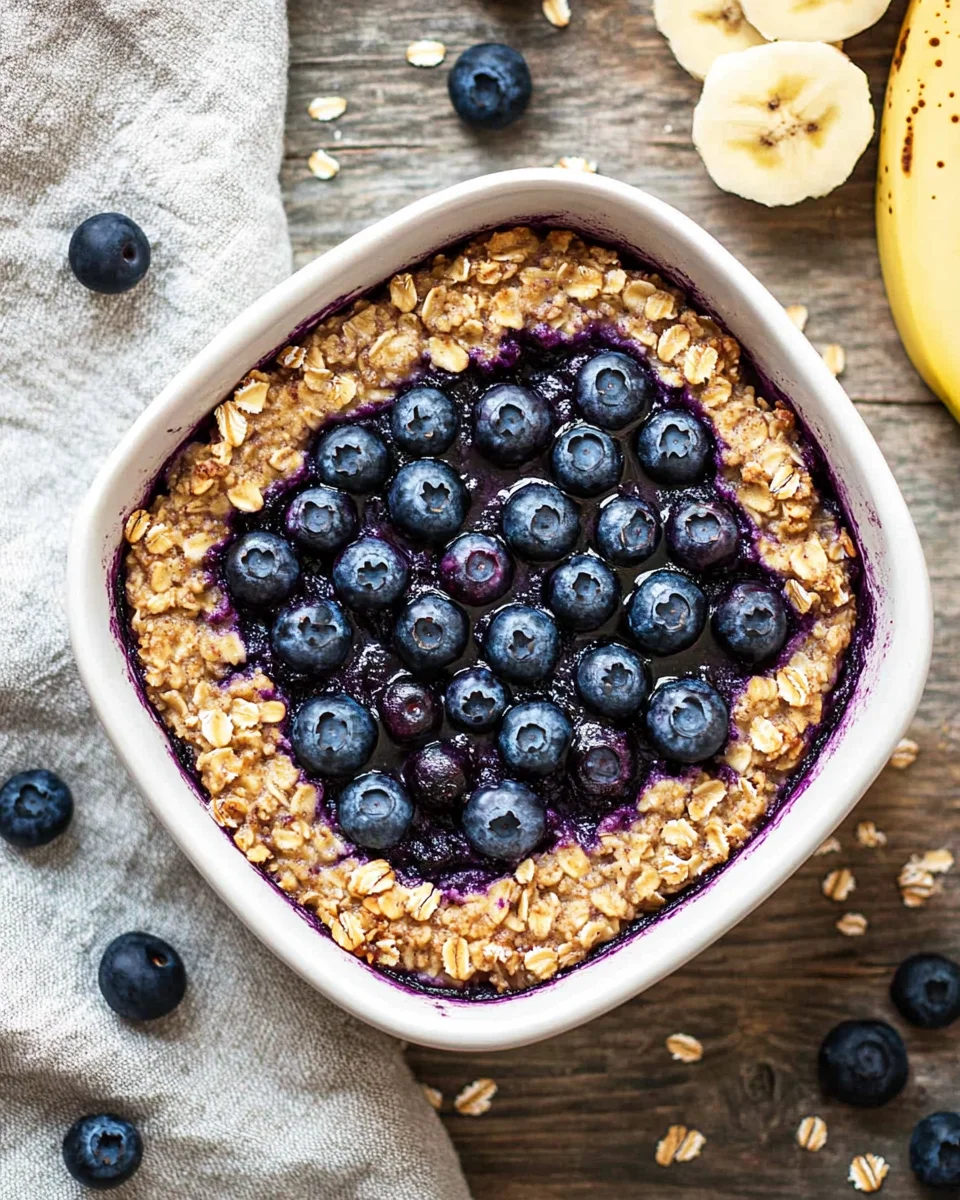Blueberry Baked Oatmeal 18 Blueberry Baked Oatmeal