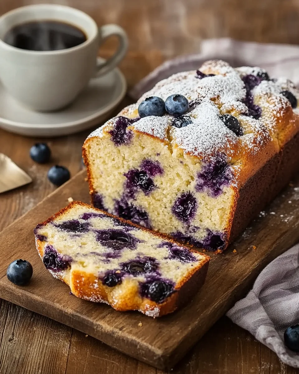 Blueberry Cream Cheese Bread 23 Blueberry