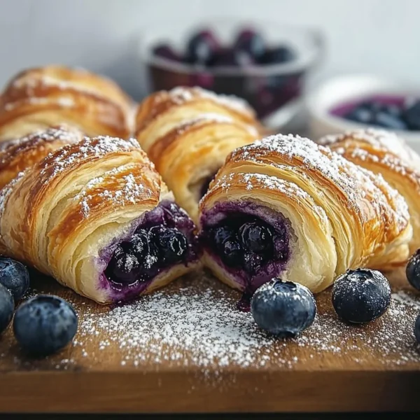 Blueberry Cream Cheese Puff Pastry