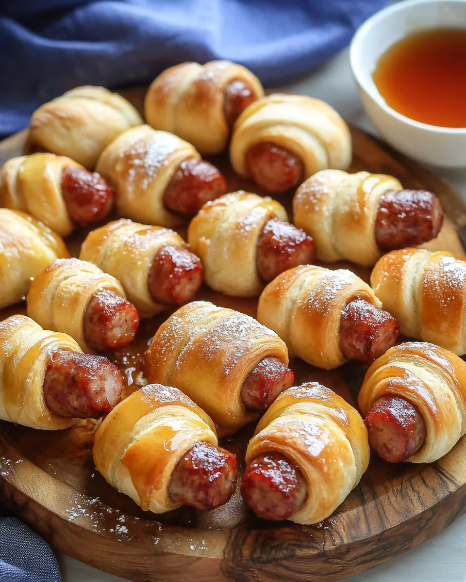 Breakfast Pigs in a Blanket 18 Breakfast Pigs in a Blanket