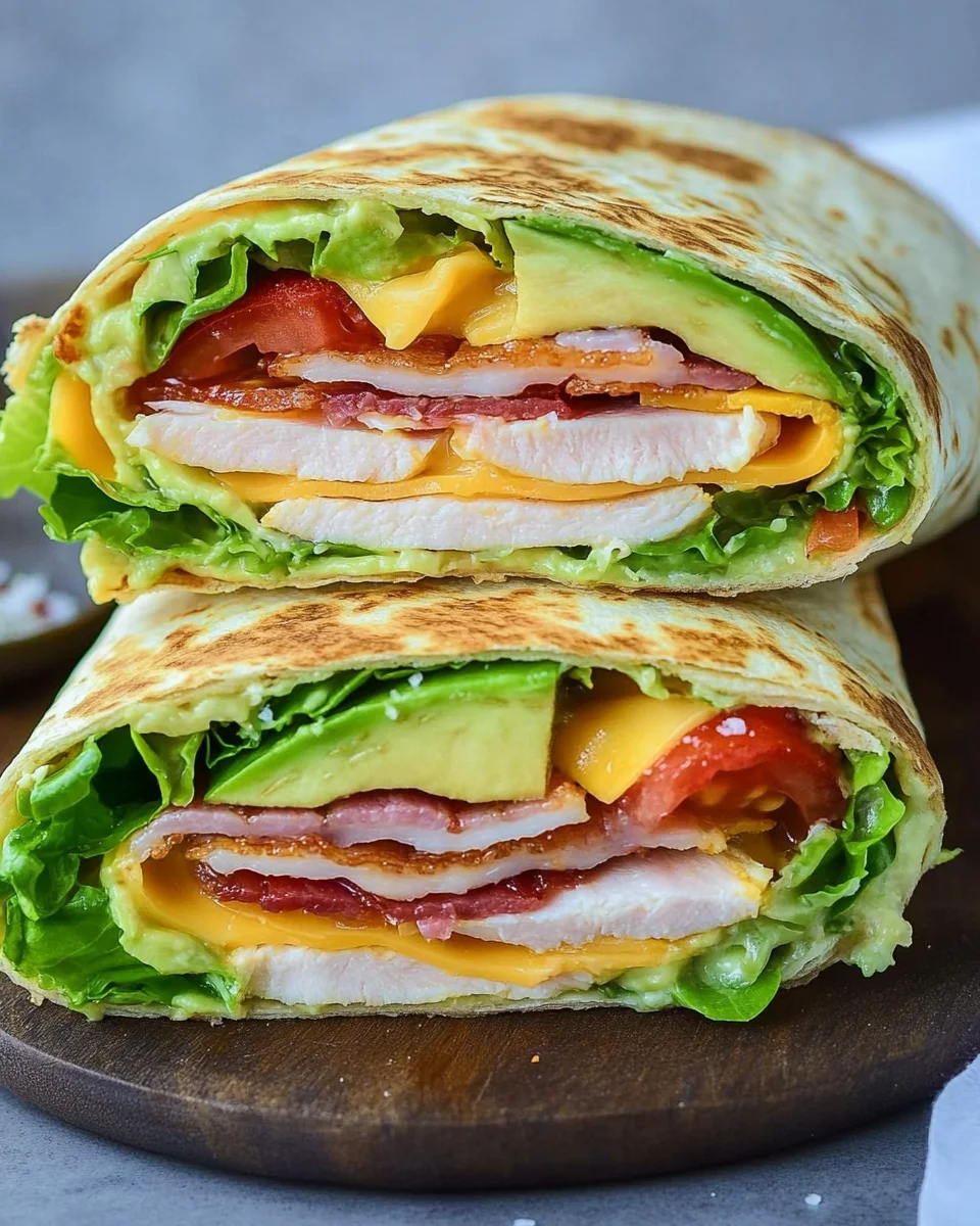California Turkey Club Wrap