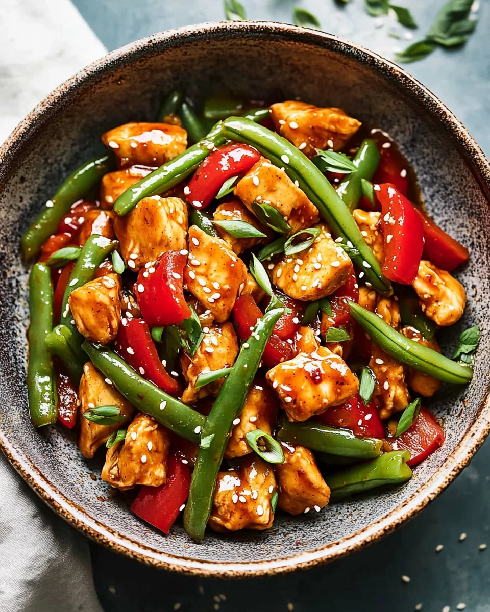 Chicken and Green Bean Stir Fry