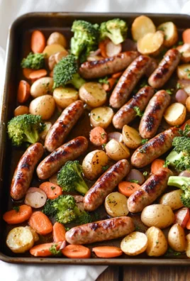 Chicken Apple Sausage Sheet Pan Dinner